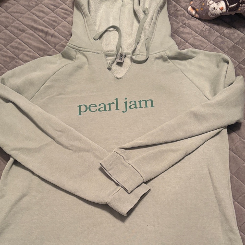 Pearl Jam Light Green Hoodie
